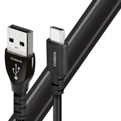 Carbon USB A > C 0.75M